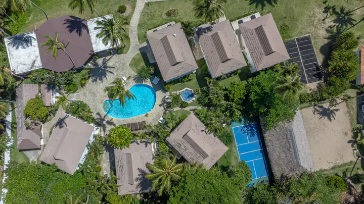 Pickleball and volleyball at Las Canas Beach Retreat