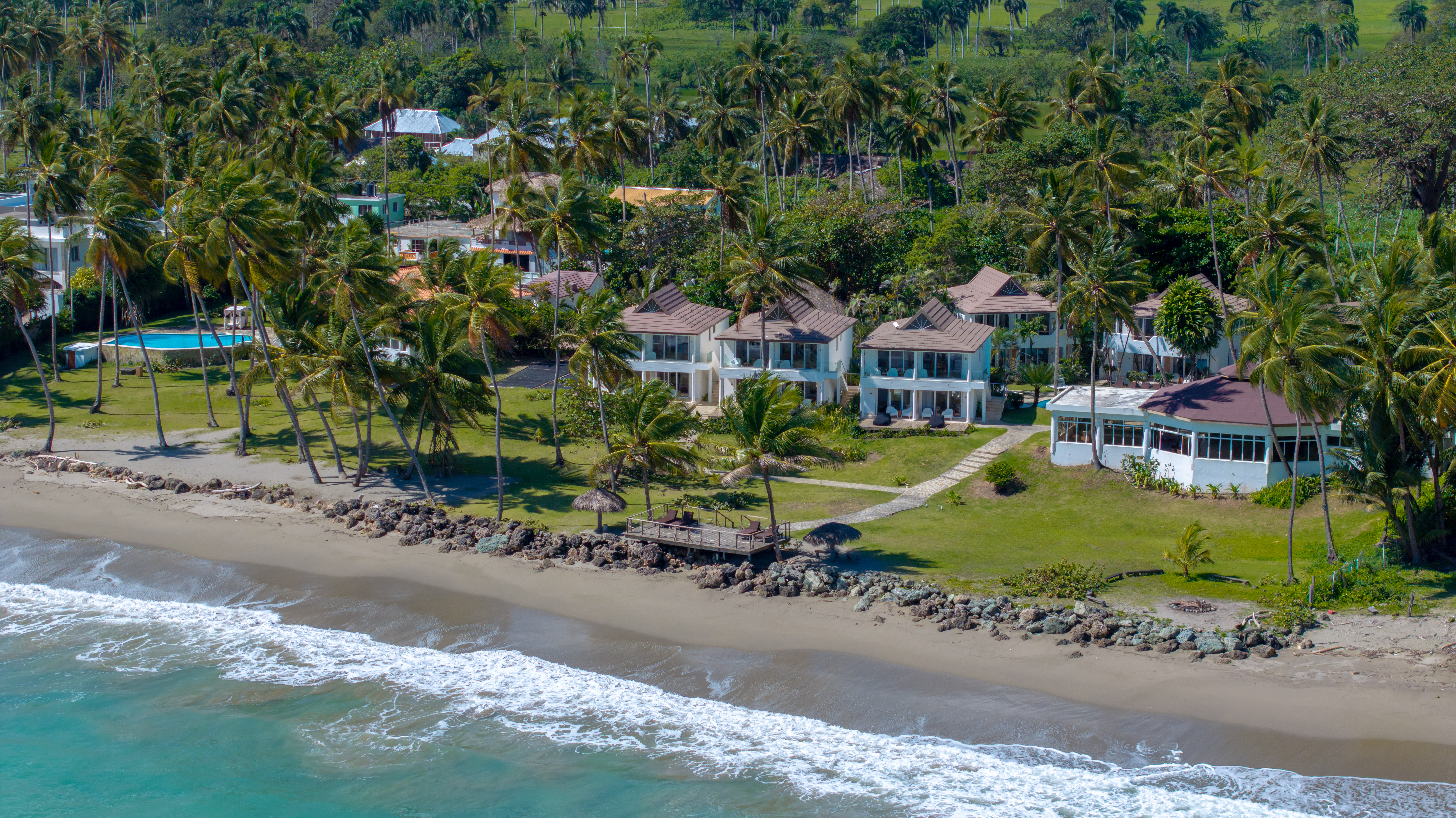 Private celebration at sunset at Las Canas Beach Retreat